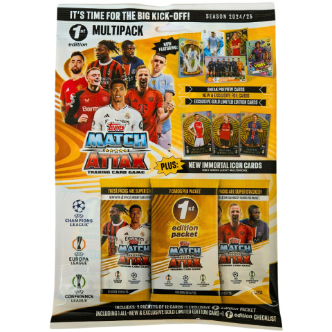 Multipack 1st Edition Match Attax 2024 25 Karteina Pl